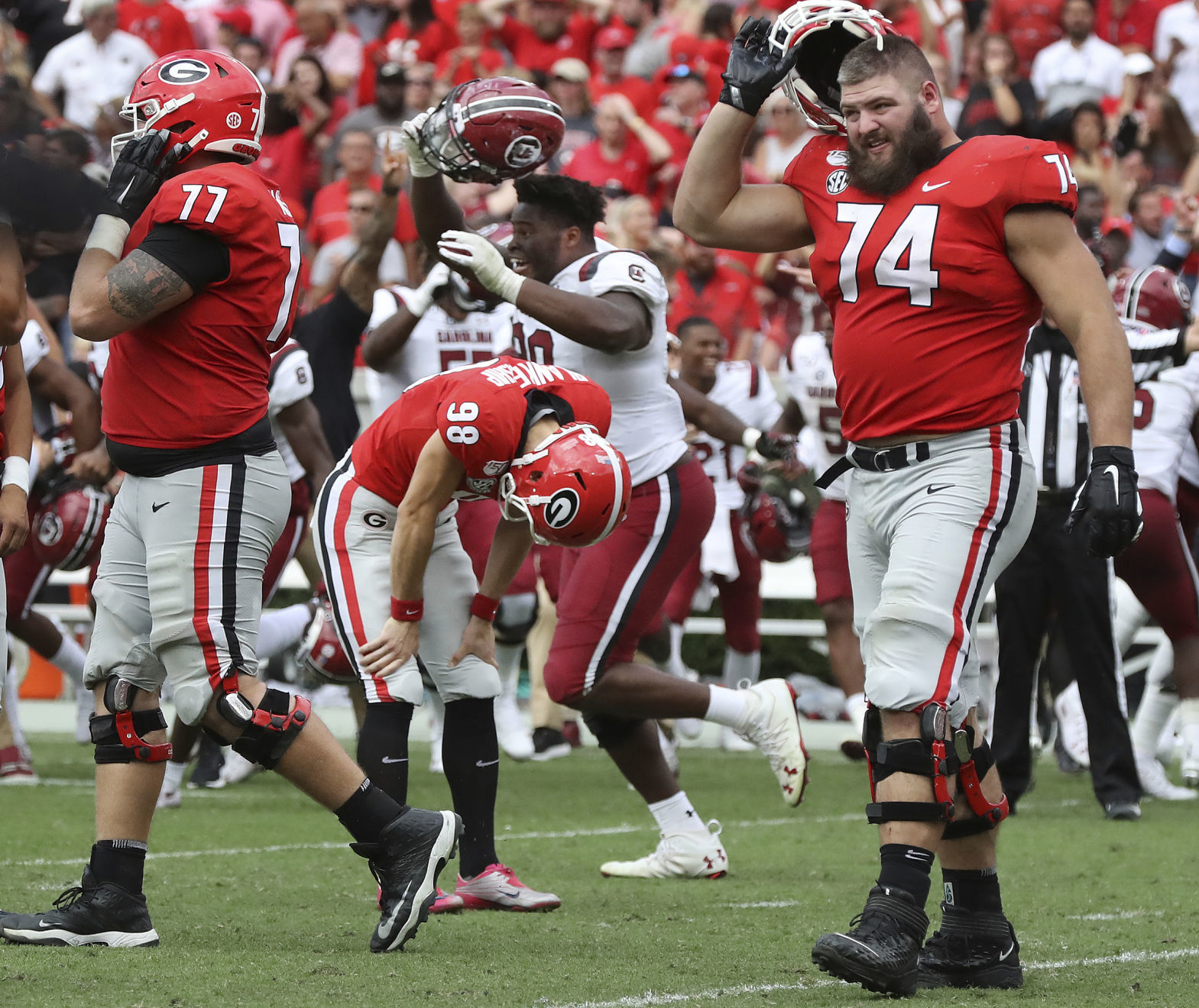 APTOPIX South Carolina Georgia Football